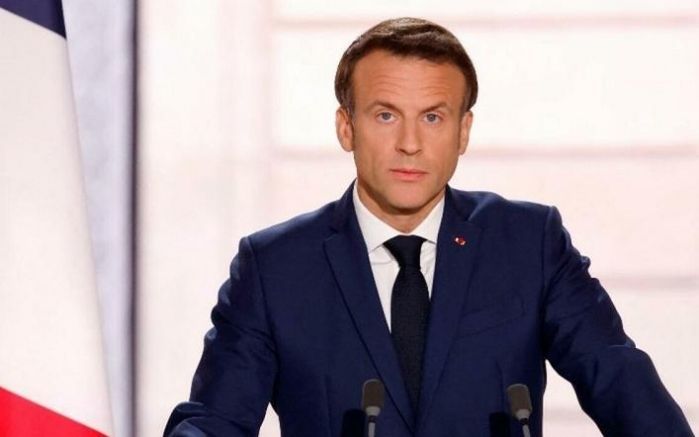 Френският президент Еманюел Макрон е казал на украинския лидер Володимир