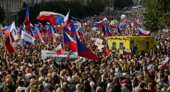 Над 70 000 души се събраха в чешката столица Прага