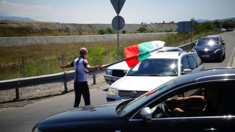 Блокадата на магистрала Струма при 59-и километър падна, предаде кореспондентът