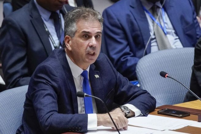 Израелският външен министър Ели Коен осъди шефа на ООН Антонио