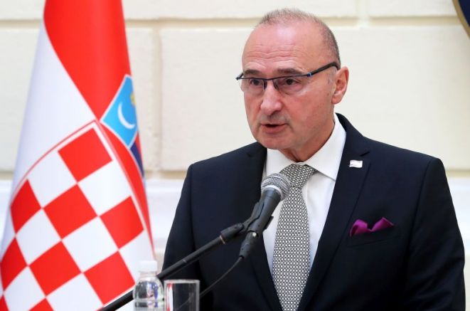 Министърът на външните работи на Хърватия Гордан Радман след срещата