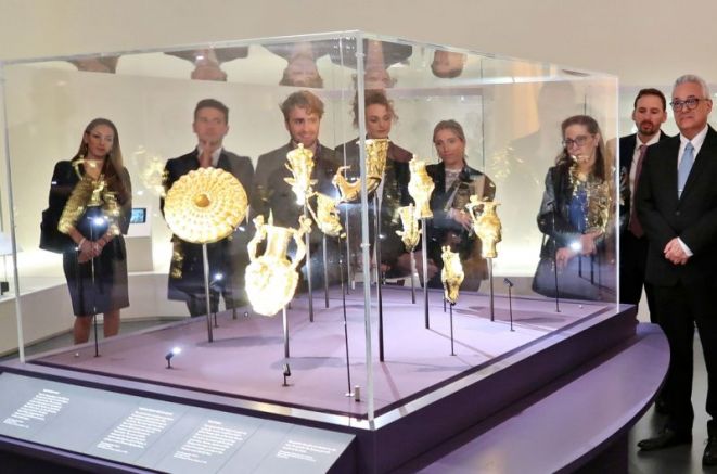 Панагюрското златно съкровище беше представено в Британския музей в Лондон