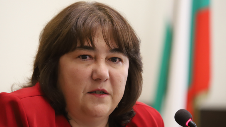 Служебният финансов министър Росица Велкова Желева даде брифинг на който заяви