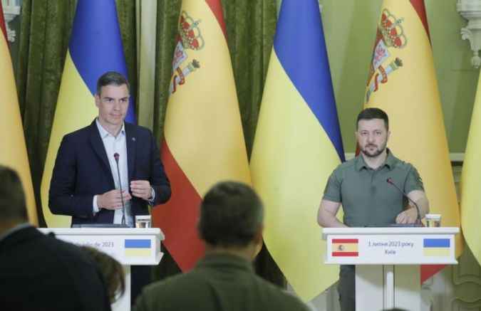 Премиерът на Испания Педро Санчес заяви че посещението му в