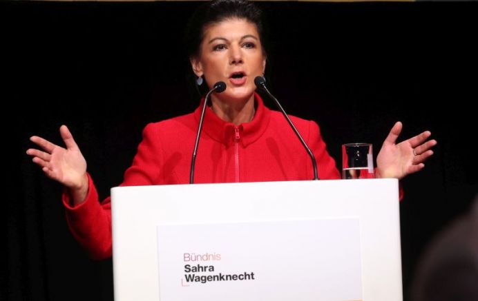 Сара Вагенкнехт съпредседателката на новата германска лява популистка партия