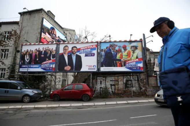 Екип от международни наблюдатели осъди изборите в Сърбия заради редица