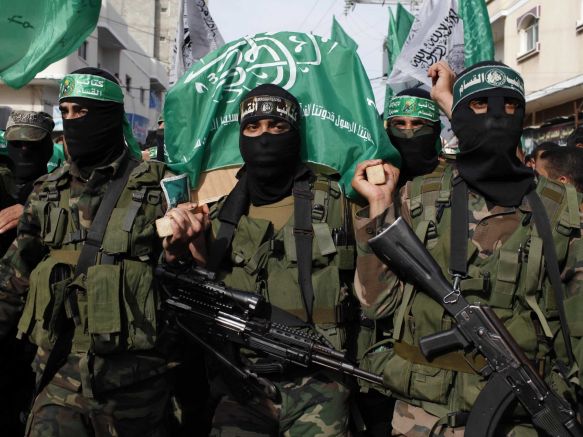 Част от оръжията, които терористите от Хамас използваха по време
