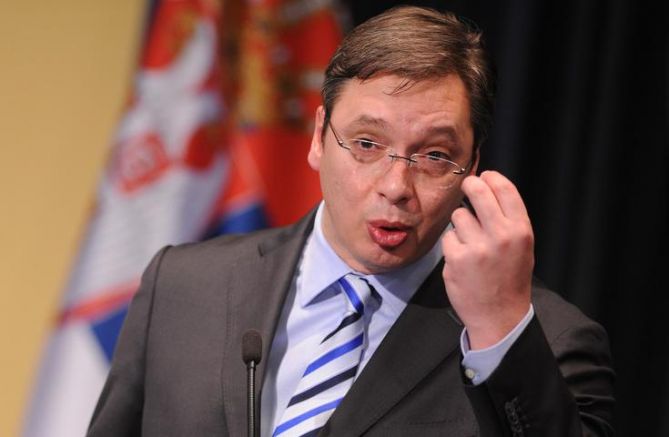 Сръбският президент Александър Вучич направи обещание, с което предизвика буря