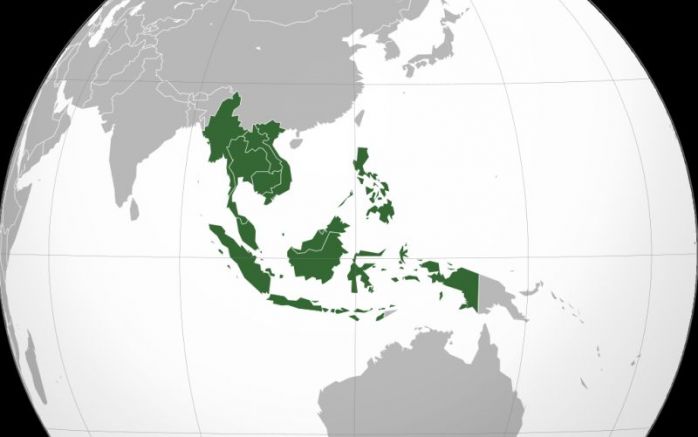 Страните от АСЕАН: Индонезия, Малайзия, Сингапур, Тайланд, Филипините, Бруней, Виетнам, Лаос, Бирма, Камбоджа