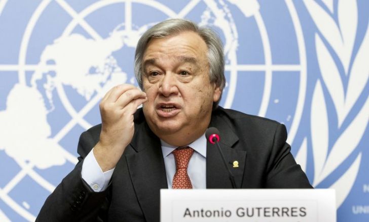 Генералният секретар на ООН Антониу Гутериш предупреди днес, че светът