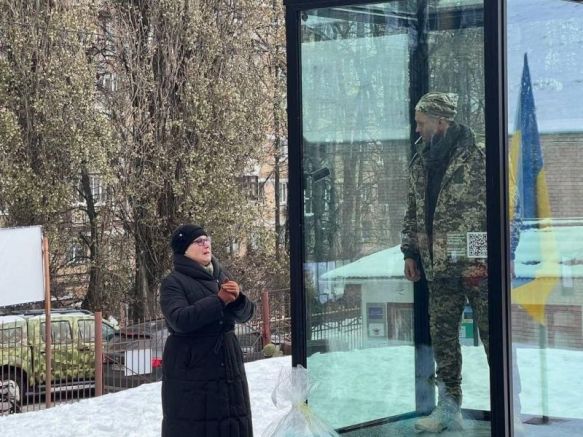 В Киев беше издигнат паметник на един от героите на