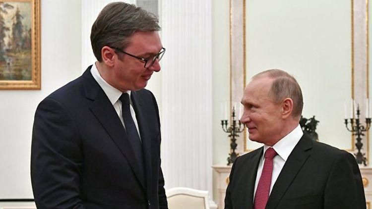 Александър Вучич и Владимир Путин