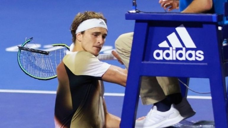 Мъжката тенис асоциация допълни наказанието на Александер Зверев за агресивното