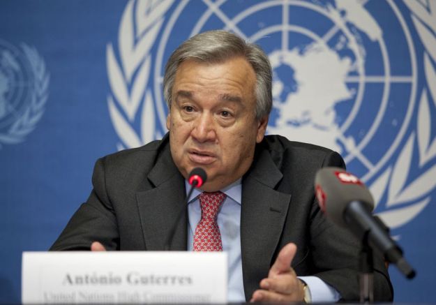 Генералният секретар на ООН изпадна в неловка ситуация, докато произнасяше