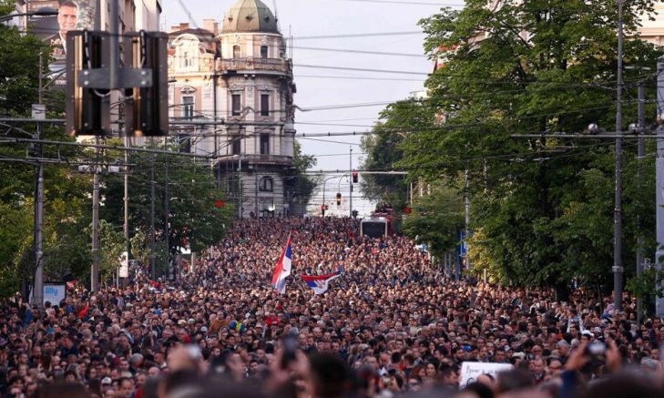 В сръбската столица Белград в съботната вечер се проведе 21 ят