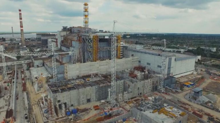 Бившата атомна електроцентрала в Чернобил която стана през 1986 г