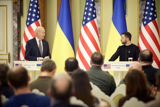 Джо Байдън и Владимир Зеленски, снимка: Преслужба на украинския президент