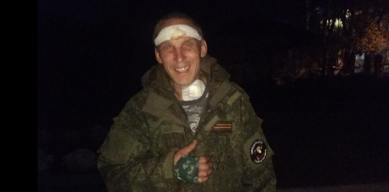 Канибалът Денис Горин, убил най-малко 4 души, на фронта, снимка: ФБ