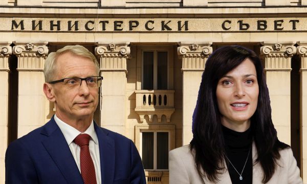 Премиерът Николай Денков и вицепремиерът Мария Габриел изпреварват президента Румен