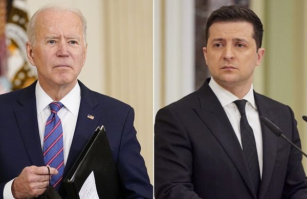 Президентът на САЩ Джо Байдън заяви на украинския си колега