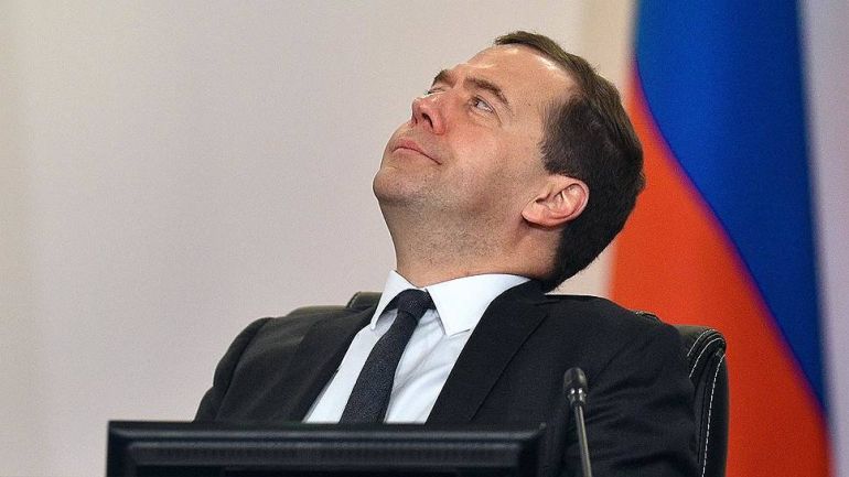 Дмитрий Медведев, бивш президент на Русия и настоящ заместник-председател на
