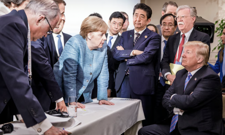 Доналд Тръмп в спор с лидерите на Г-7, снимка: архив