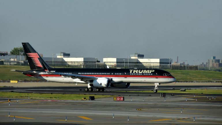 Частният Боинг 757 на Доналд Тръмп е ударил друг корпоративен