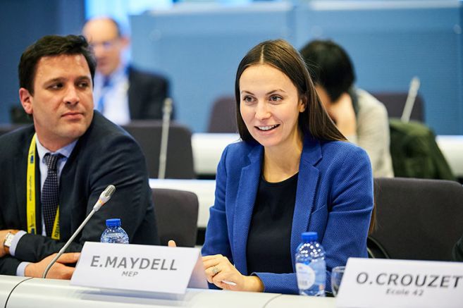 Българският евродепутат Ева Майдел