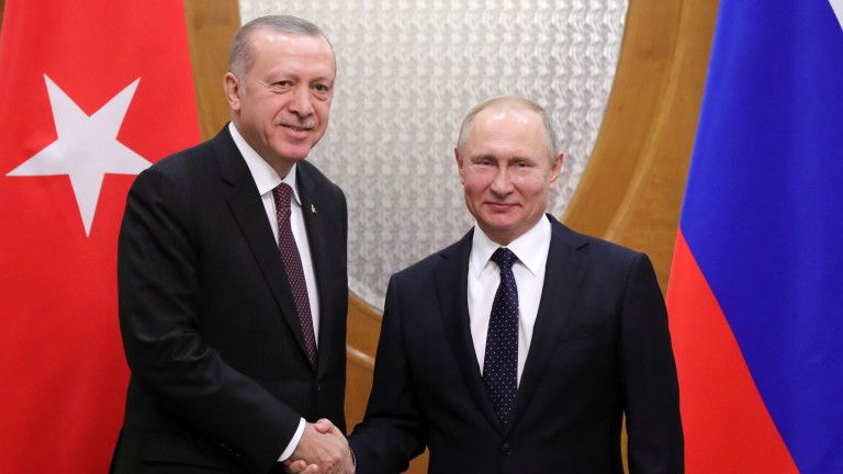 Тайип Ердоган и Владимир Путин