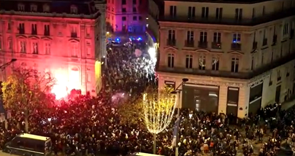 Марокански фенове щурмуваха Париж Монпелие Ница и дори Брюксел след