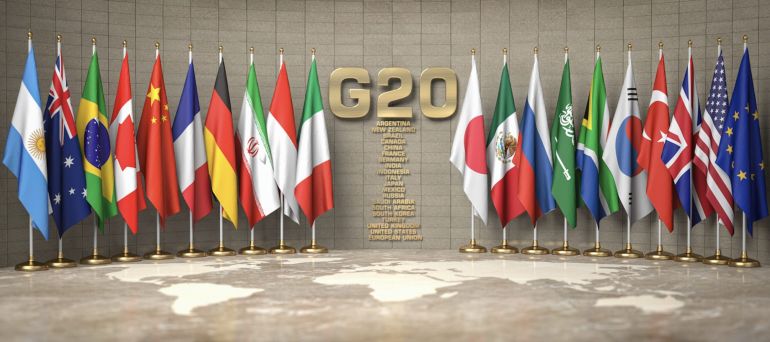 На срещата на министрите на външните работи на G20 в