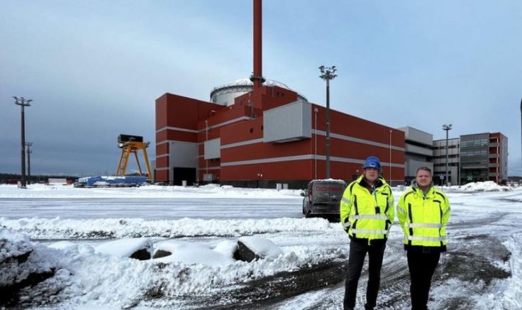 Финландският ядрен реактор Олкилуото 3, който ще е най-големият в