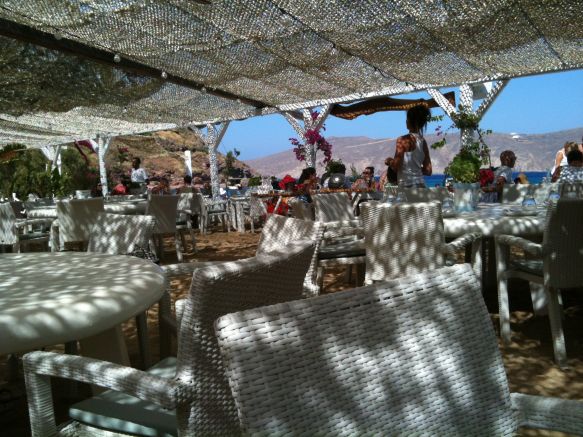 Плажен бар в района на Панормос на гръцкия остров Миконос
