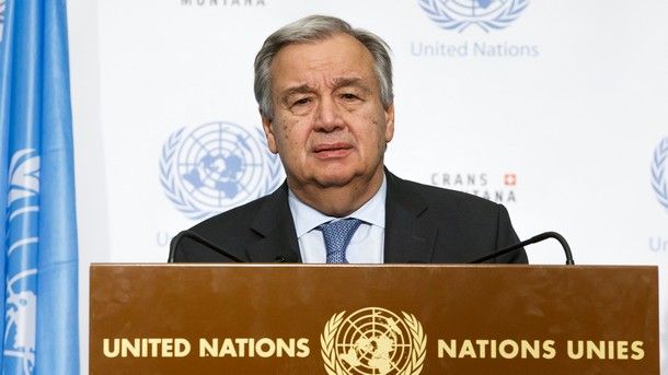 Генералният секретар на ООН Антониу Гутериш остро осъди алчността на