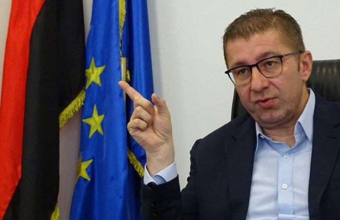 Ръководителят а македонската опозиционна партия ВМРО-ДПМНЕ Християн Мицкоски обвини ЕС