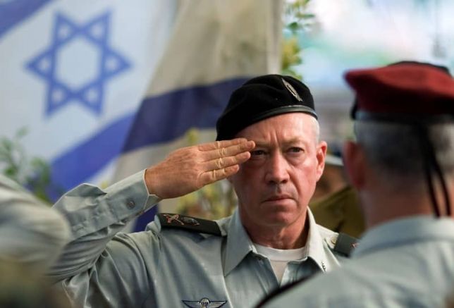 Министърът на отбраната на Израел Йоав Галант заяви в сряда