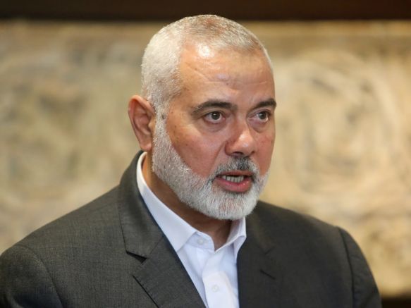 Лидерът на радикалното палестинско движение Хамас Исмаил Хания пристигна днес