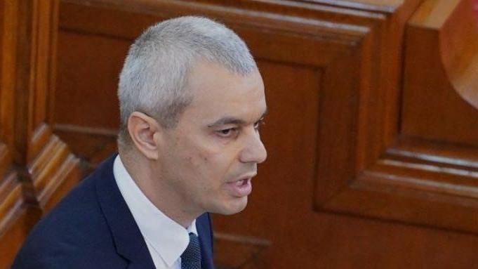 Лидерът на Възраждане Костадин Костадинов обвини в държавна измяна ръководството