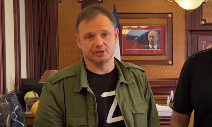 Кирил Стремоусов, назначеният от Русия заместник-ръководител на Херсонска област в