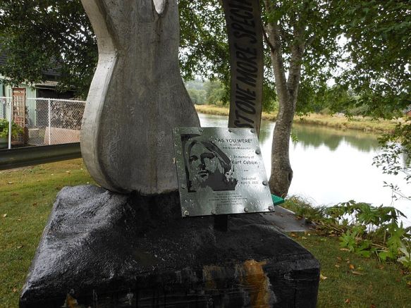 Мемориален парк Кърт Кобейн в Абърдийн. Снимка: Уикипедия