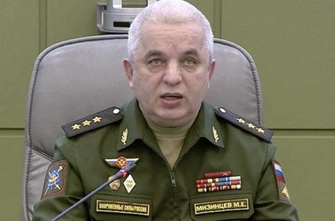 Генерал полковник Михаил Мизинцев който отговаря за доставките и логистиката на