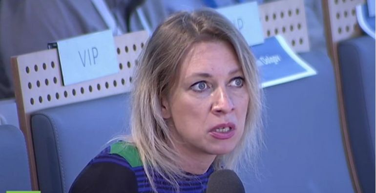 Говорителката на руското външно министерство Мария Захарова критикува коментарите на