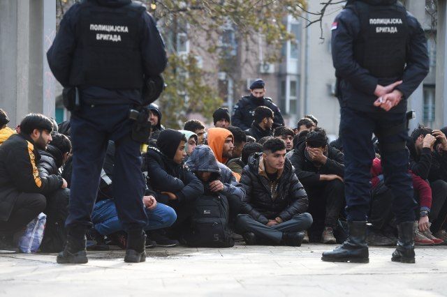 Над 600 мигранти са били задържани на сръбска територия край