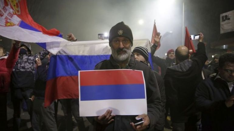 В сръбската столица Белград вчера се проведе протест в защита