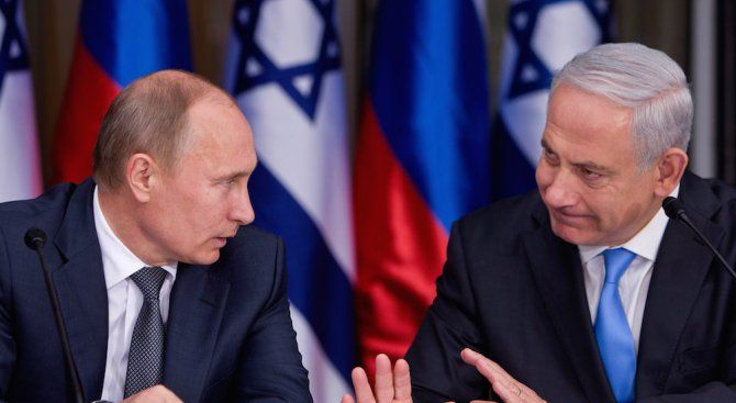 Руският президент Владимир Путин приветства завръщането на Бенямин Нетаняху като