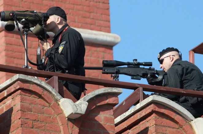 Снайперисти пазят денонощно Путин