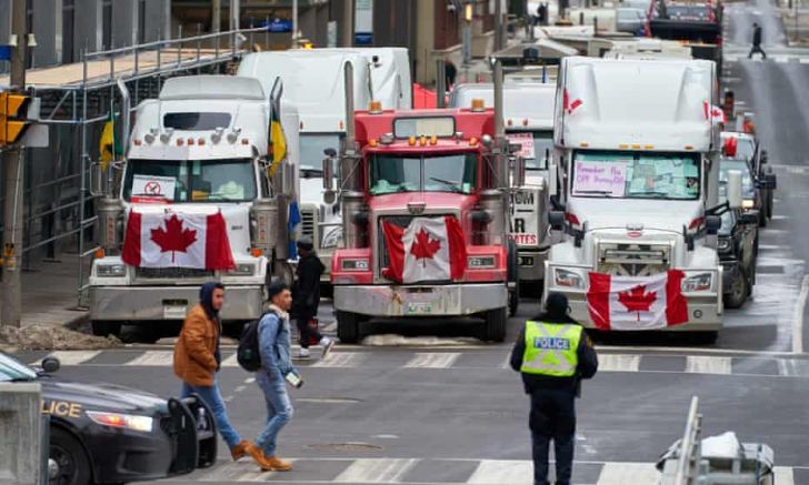 В петък канадската провинция Онтарио обяви извънредно положение заради протестите