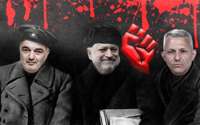 По примера на Ленин, Сталин и Троцки
