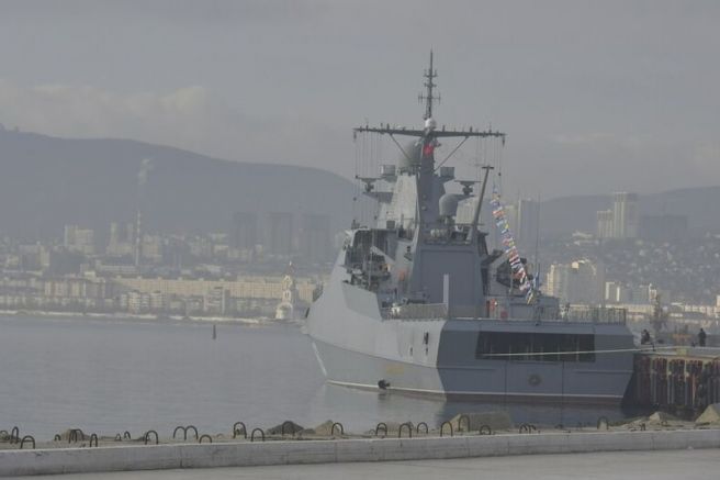 Големият патрулен кораб Павел Державин“ от Черноморския флот на Русия