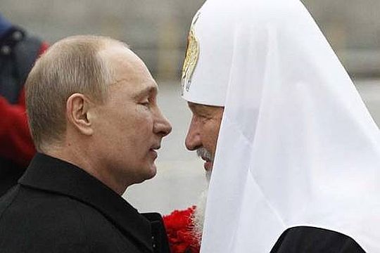 Ръководителят на контролираната от Кремъл Руска православна църква патриарх Кирил